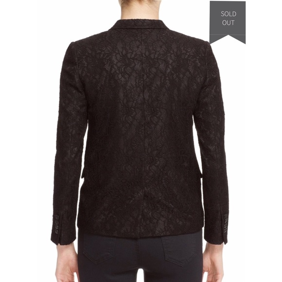 $560 The Kooples Floral Lace Blazer Jacket 38 US 6/8 - Picture 3 of 8